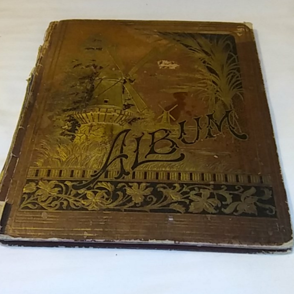 Vintage antique 1880 opera scrap book!